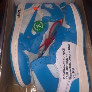 Off white unc jordan ones